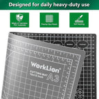 WorkLion Self Healing Cutting Mat: 12''x18'' Double Sided Craft Cutting Mat - Image 2