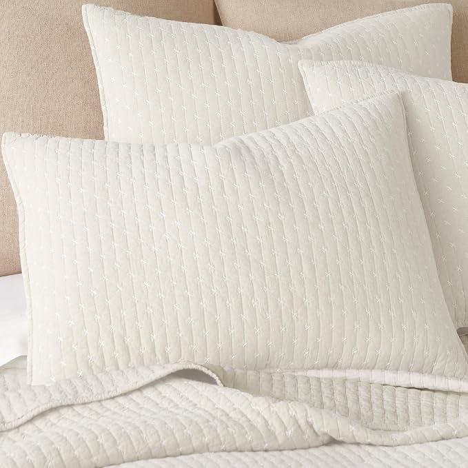 Levtex Home Cross Stitch Reversible Full/Queen Quilt Set - Image 3