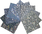 HANPATQUI 50PCS 12 x 12 inch Grey Printed 100% Cotton Fat Quarters Fabric - Image 2