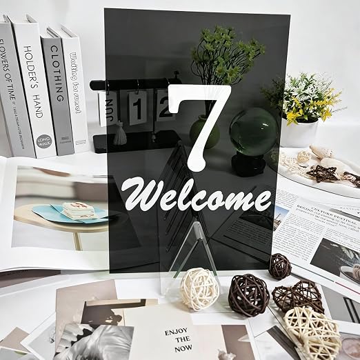 Translucent Black Acrylic Sheets 8 * 12 inch 1/8" Thick Transparent Cast - Image 5