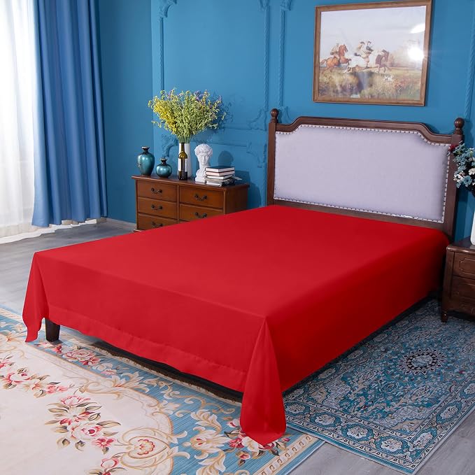 NTBAY California King Flat Sheet Only - Image 5