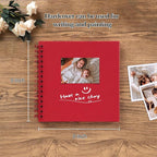 potricher 8 x 8 Inch DIY Scrapbook Album 40 Pages Hardcover Kraft Paper Scrap - Image 2