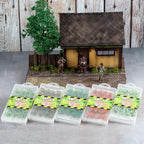 Woohome 48 PCS Static Grass Tuft 2 Color Model Grass Tufts Railway Artificial - Image 6