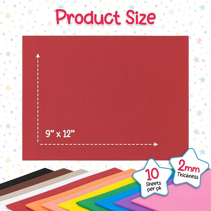 Hygloss Craft Foam Sheets - Image 3