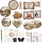 Zeadylaris Wood Burning Kit for Beginner- 81Pcs All-in-One Wood Burning Tool by Unknown