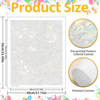 Flowers Paint by Numbers for Adult, Disco Paint by Numbers Kit for Adults - Image 3