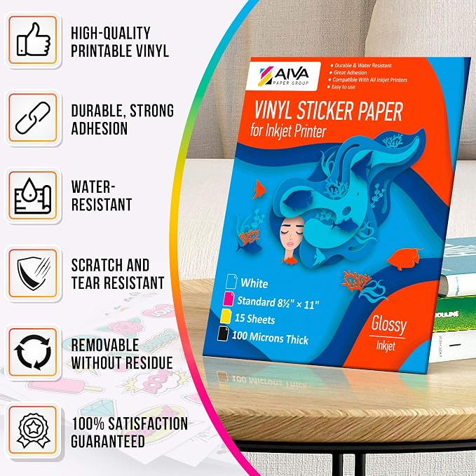 Limia's Care Printable Vinyl Sticker Paper - Image 2