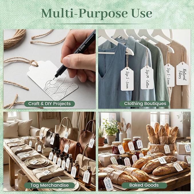 SallyFashion 100pcs Gift Tags - Image 2