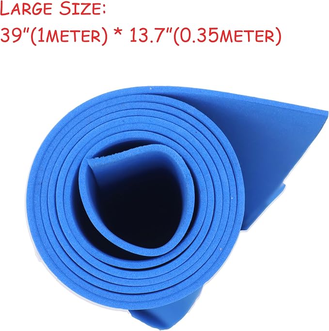 OISAKLD Blue EVA Foam 2mm-10mm 13.7"×39" Craft Foam Sheet 74 kg/m³ Foam Cosplay - Image 2