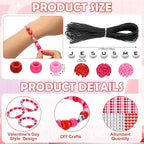 Ferreve 35 Sets Valentine's Day Christian Craft Kit Jesus Love Me DIY Bead - Image 2