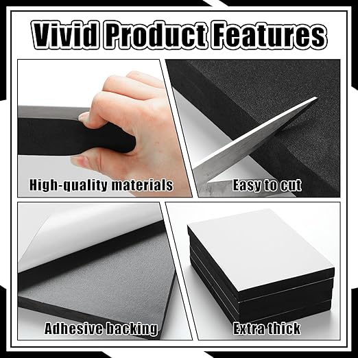 4 Pcs 1" Thick Foam Padding Sheet - Image 3