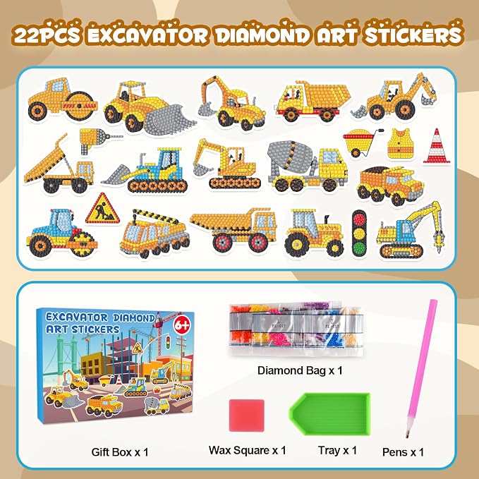 Labeol Diamond Art Kits for Kids Boys and Girls Ages 6-8-10-12 Easy to DIY - Image 7