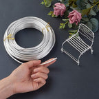 FASHEWELRY 6 Gauge Aluminum Craft Wire 52 ft Silver Metal Bendable Sculpting - Image 3