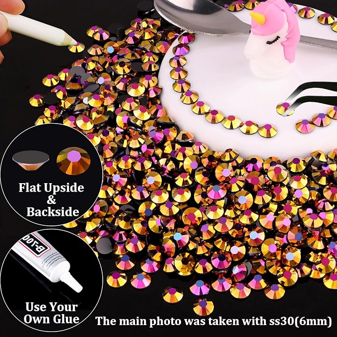 5000pcs 2mm Resin Rhinestones Bulk - Image 4