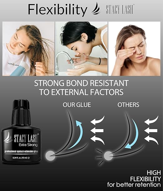 STACY LASH Extra Strong Eyelash Extension Glue / 0.5-1 Sec Dry/Retention – 8 - Image 6