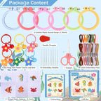 Caydo 6 Pieces Sea Animal Cross Stitch Kit - Image 2