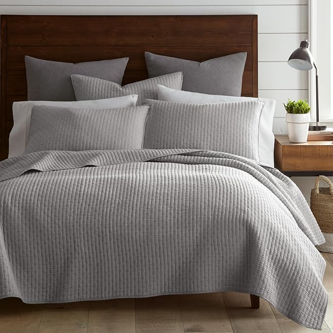 Levtex Home Cross Stitch Reversible Twin XL/Twin Quilt Set and 1 Pillow Sham - Image 7
