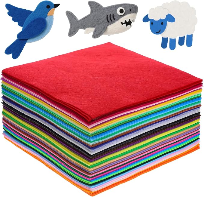 120 Pcs 12 x 12 Inch Felt Sheets by Unknown