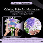 Unwynd Poke Art Hydrangea Flower Bouquet | Mess-Free Arts and Crafts - Image 4