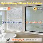 OHTMERU Window Privacy Film Decorative - Image 3