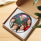 Custom Family Photo Suncatcher, Personalized Faux Stained Glass Window Hanging - Image 6