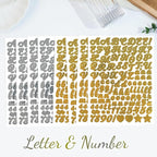 3040Pcs 20 Sheets Small Letter Number Stickers, 0.5inch Self-Adhesive Vinyl - Image 3
