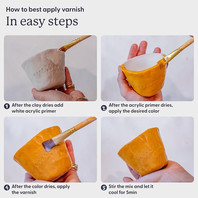 Sculpd 70 ml Air Dry Clay Glaze - Image 3