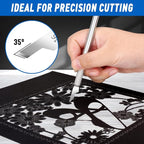DIYSELF 100 Pack Exacto Knife Blades #16, Hobby Knife Blade Refills - Image 2