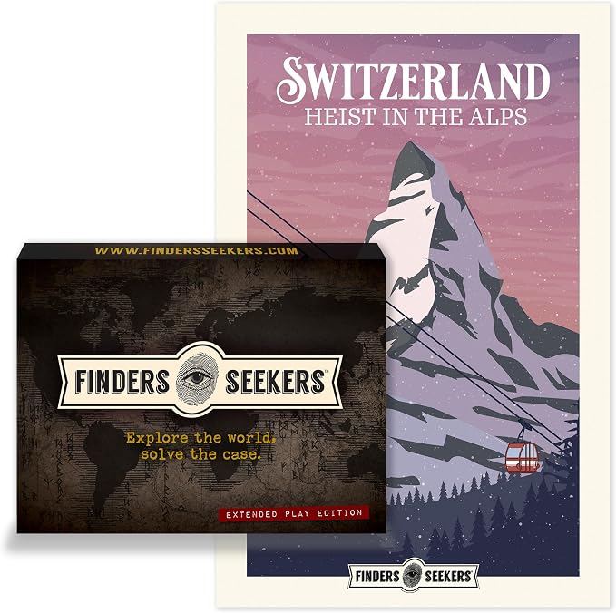 Mystery Game | Switzerland: Heist in the Alps – Be a Detective and Investigate by FindersSeekersMysteryGames