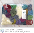 100% Wool - Assorted Wool Roving - Image 2
