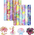 Tintnut Grungy Watercolor Heat Transfer Vinyl, stretch washable, suitable - Image 2