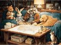 500 Piece Puzzle for Adults –Raccoon Grandpa Telling Stories Jigsaw Puzzles 500 by Unknown