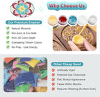 Wooden Coasters Craft Kits – Filigree Enamels Painting DIY Coasters Art - Image 5