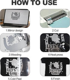 guangyintong Heat Transfer Vinyl Carbon Silver HTV Rolls, HTV Vinyl - Image 4