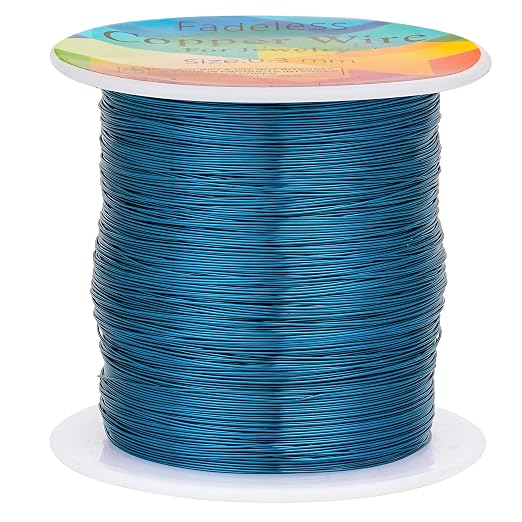 328 Feet Tarnish Resistant Copper Wires 28 Gauge/0.3mm Jewelry Craft Wires by CREATZONE