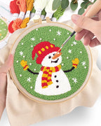 ERKOON Christmas Punch Needle Kit Adults Beginners, Needling Punch Project - Image 5