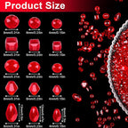 Crystal Beads, Rondelle Jewelry Beads - Image 3