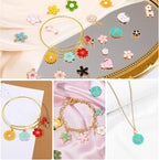 MARFOREVER 120 Pcs Spring Summer Flower Charms - Image 4