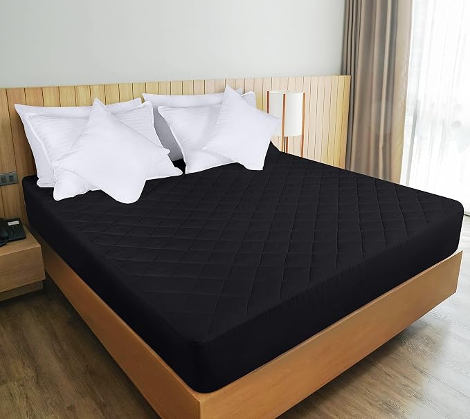 Utopia Bedding Quilted Fitted Mattress Pad, King Size, Elastic Fitted Mattress - Image 5