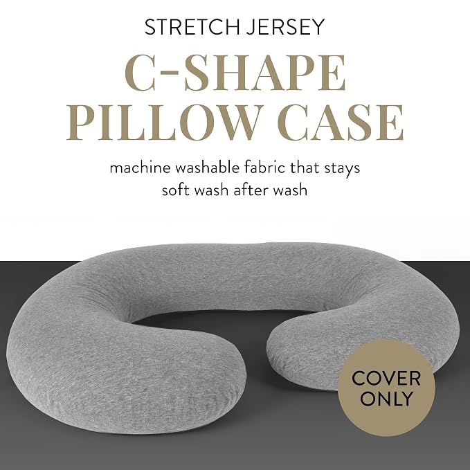 Betty Dain Stretch Jersey Pregnancy/Maternity Pillowcase C-Shape Compatible - Image 2
