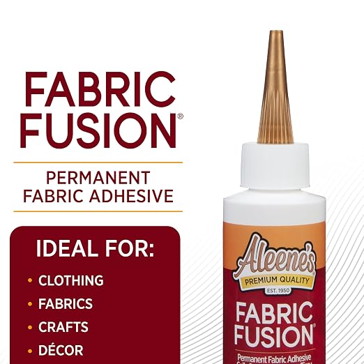 Aleene's Fusion Fabric Adhesive 2 fl oz 3-Pack, Washable Fabric Glue - Image 3