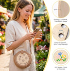 12PCS Wooden Basket Bottom, Oval Round Square Heart Shape Wood Blank Crochet - Image 4
