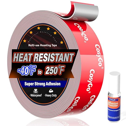 Double Sided Tape Heavy Duty, 15FT Outdoor Heat Resistant Automotive Waterproof by CosyGO
