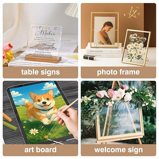 4 Pack 20" x 24" Plexiglass Sheets 1/8 inch Thick | Clear Acrylic Sheets Panel - Image 5
