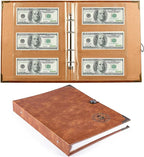 Ettonsun 120 Pockets Currency Paper Money Collection Book Album Dollar Bill by Ettonsun