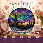 Northern Lights Starry Acrylic Suncatchers - Image 4