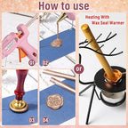 Sealing Wax Sticks, Paxcoo 20pcs Wax Seal Sticks, Glue Gun Sealing Wax Sticks - Image 6