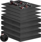 Eunice 4Pcs 12 x 12 x 0.4 Inch Polyurethane Foam Sheets & 4Pcs 12 x 12 x 2 Inch by Eunice