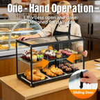 Malphi 29in. Tiered Pastry Bakery Display Case - Image 5
