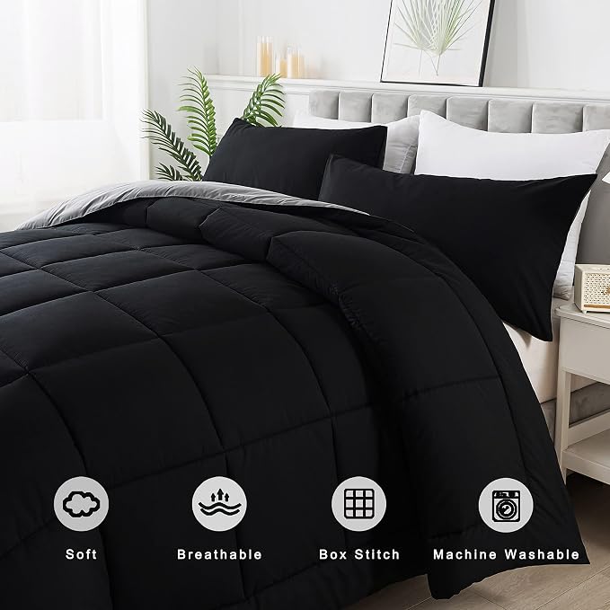 DOWNCOOL Twin Comforter Set -All Season Bedding Comforters Sets - Image 3